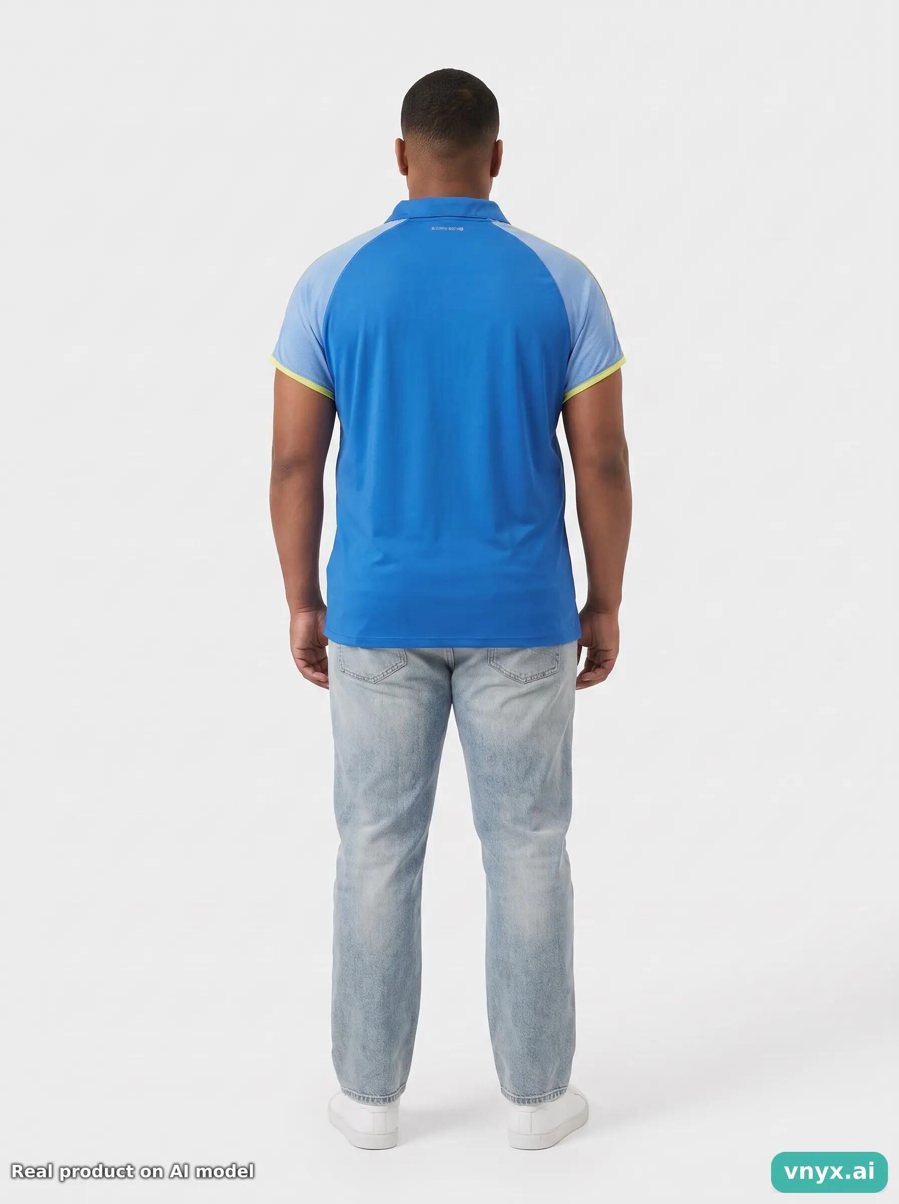 Second Life - Vintage Björn Borg Blue Polo Shirt Men L 4/5
