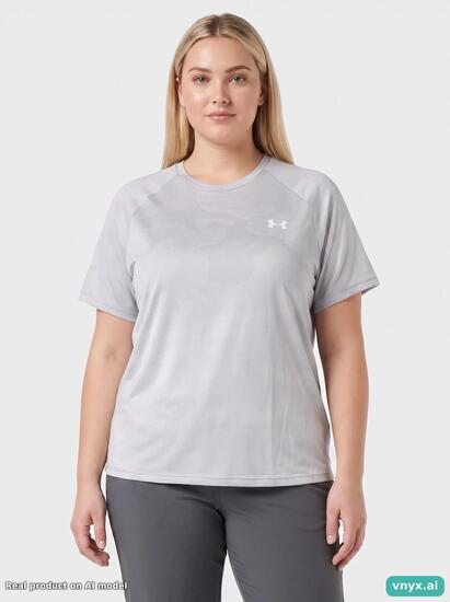 Second Life - Athletic Under Armour T-Shirt in Grey size L Sports T-shirt