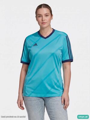 Second life - sports adidas t-shirt in turquoise size l sports t-shirt