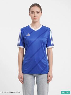 Second life - sports adidas t-shirt in blue size m sports t-shirt