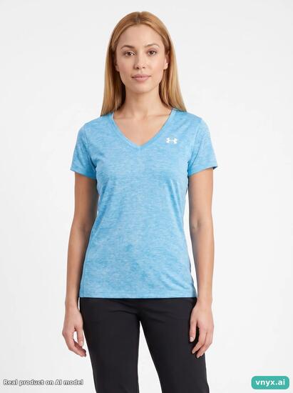 Second Life - Vintage Under Armour Blue T-Shirt Women M