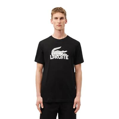 T-shirt - sport - heren - lacoste - zwart/wit