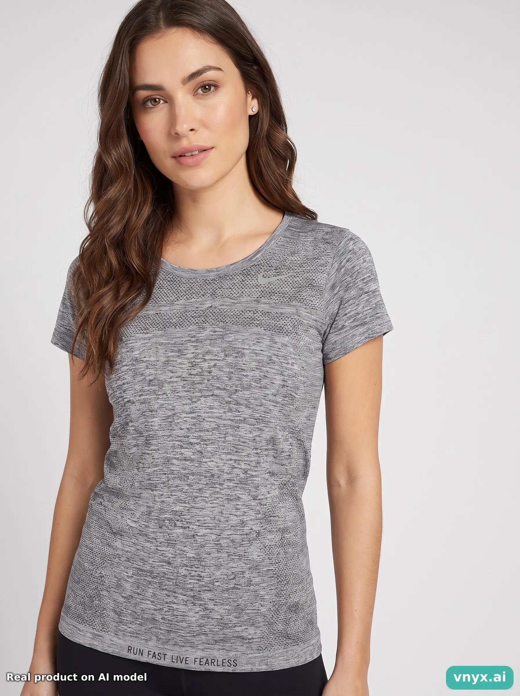 Second Life - Vintage Nike Gray Sports T-Shirt Women M 5/5