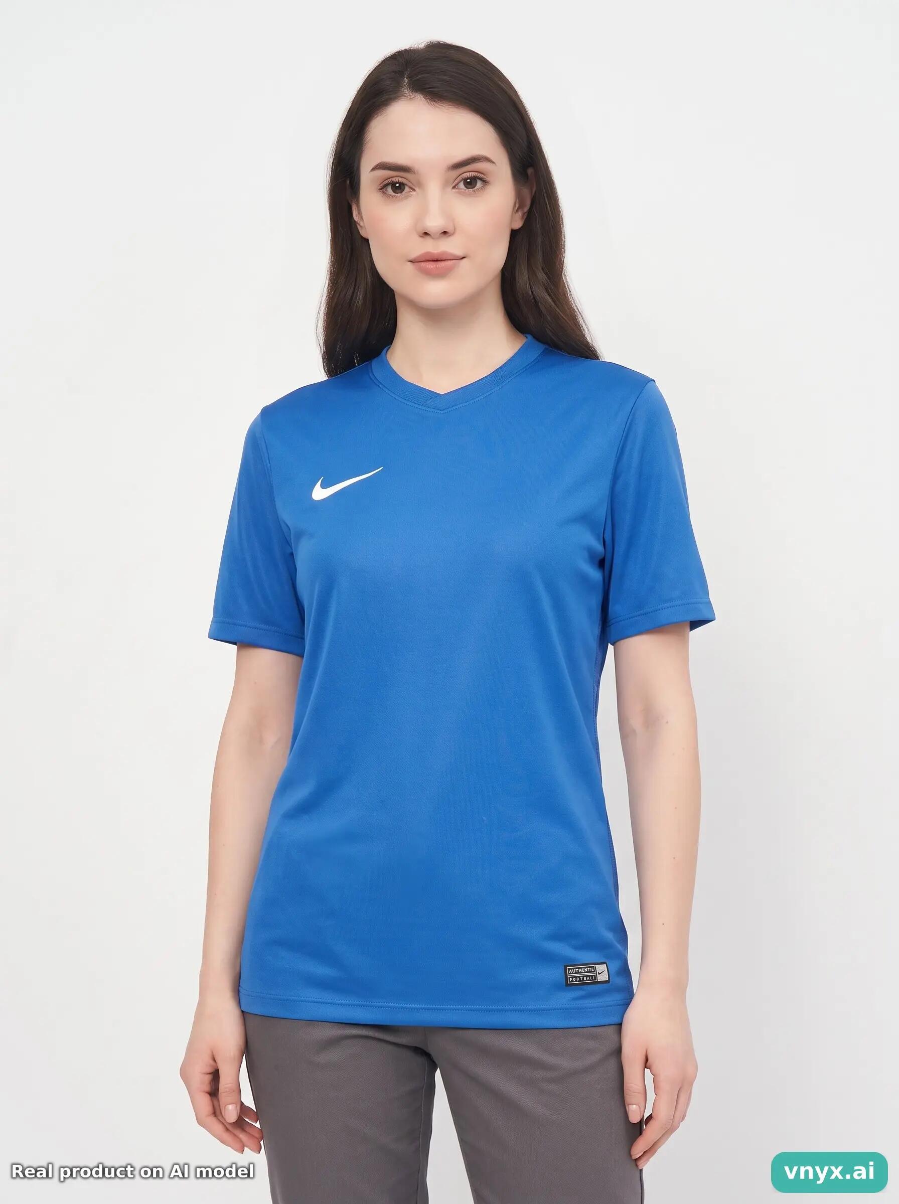Second Life - Athletic Nike T-Shirt in Blue size M Sports T-shirt 5/5