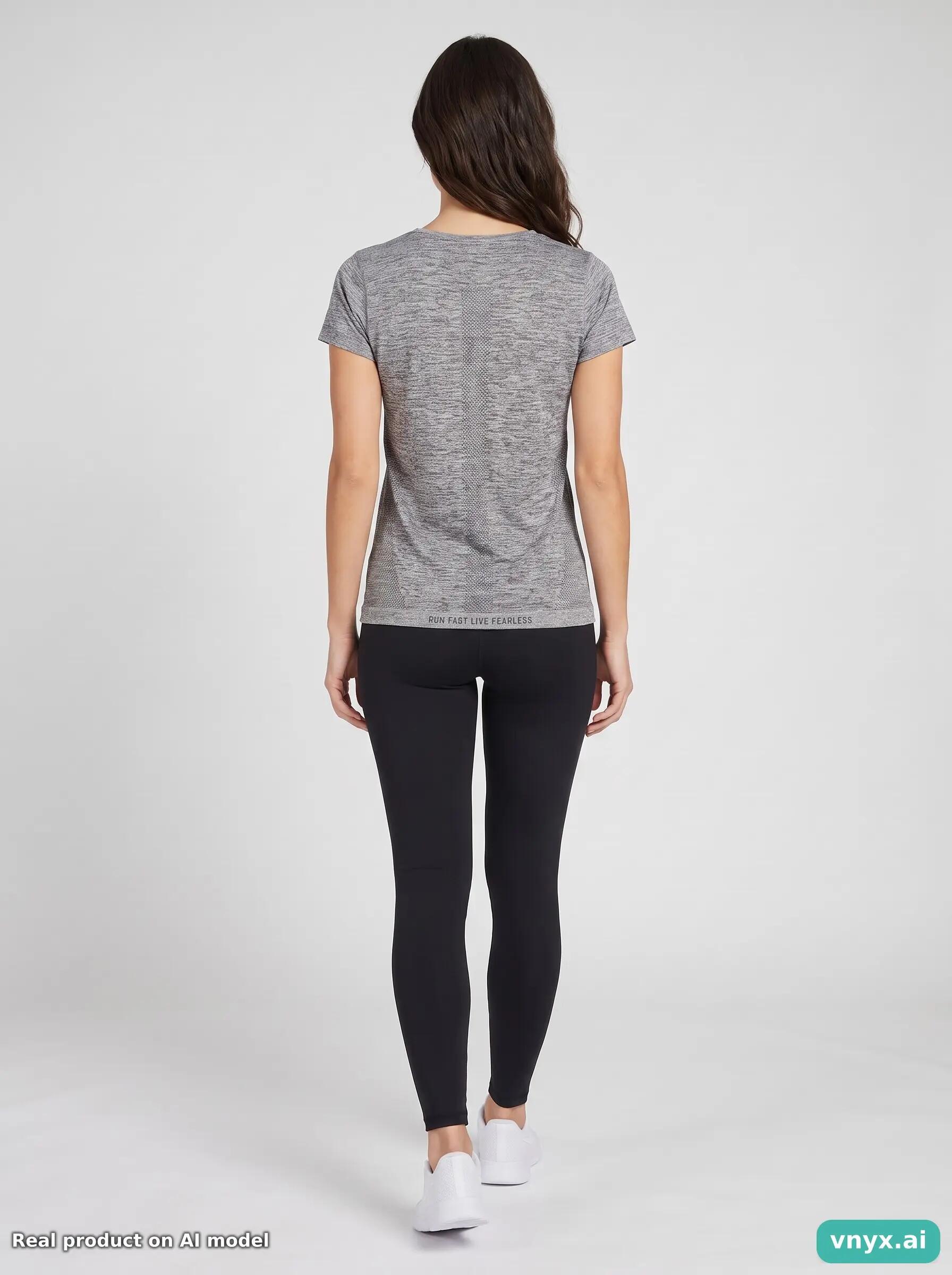 Second Life - Vintage Nike Gray Sports T-Shirt Women M 4/5