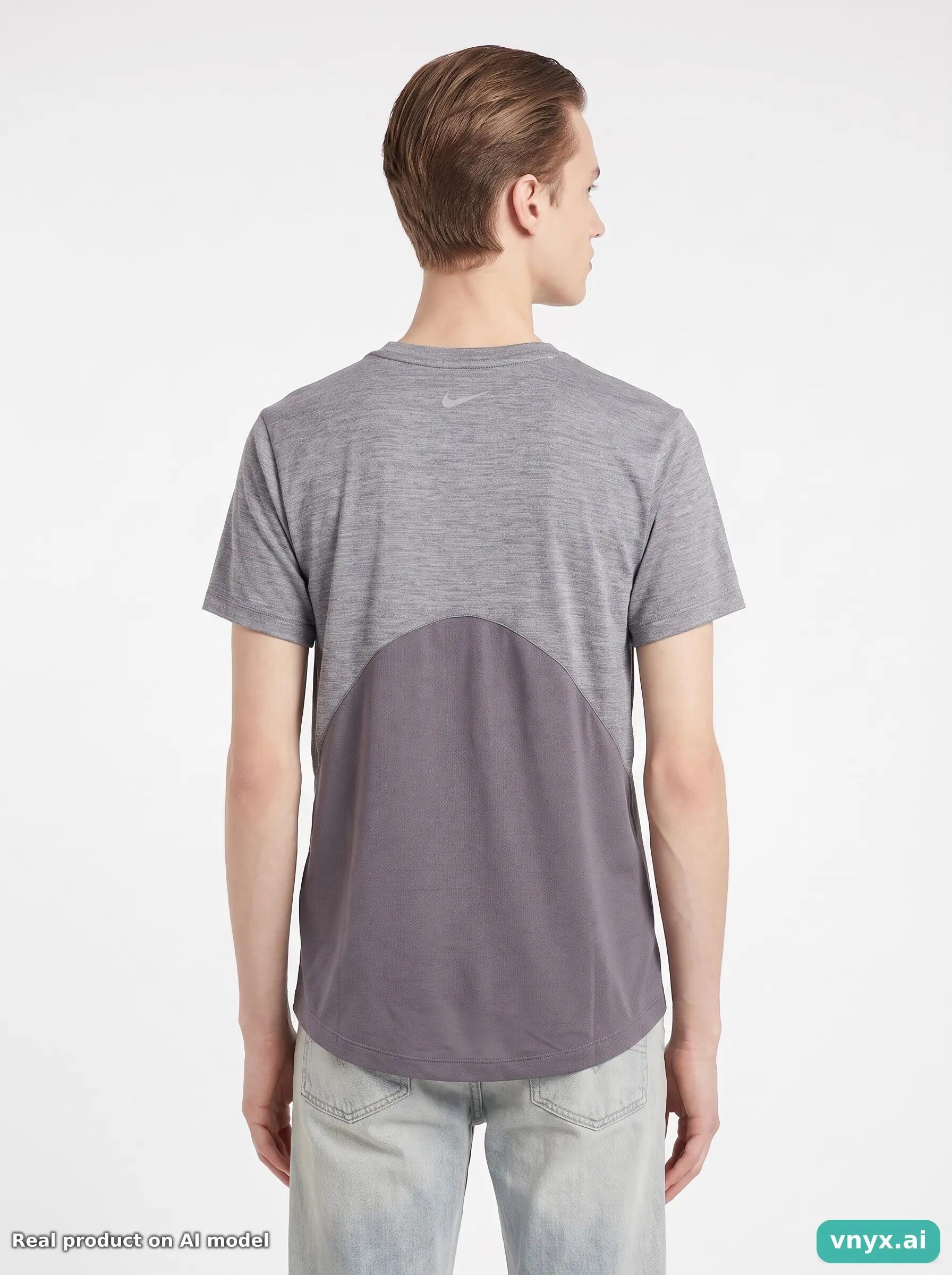 Second Life - Vintage Nike Grey Sports T-shirt Men XS 2/5