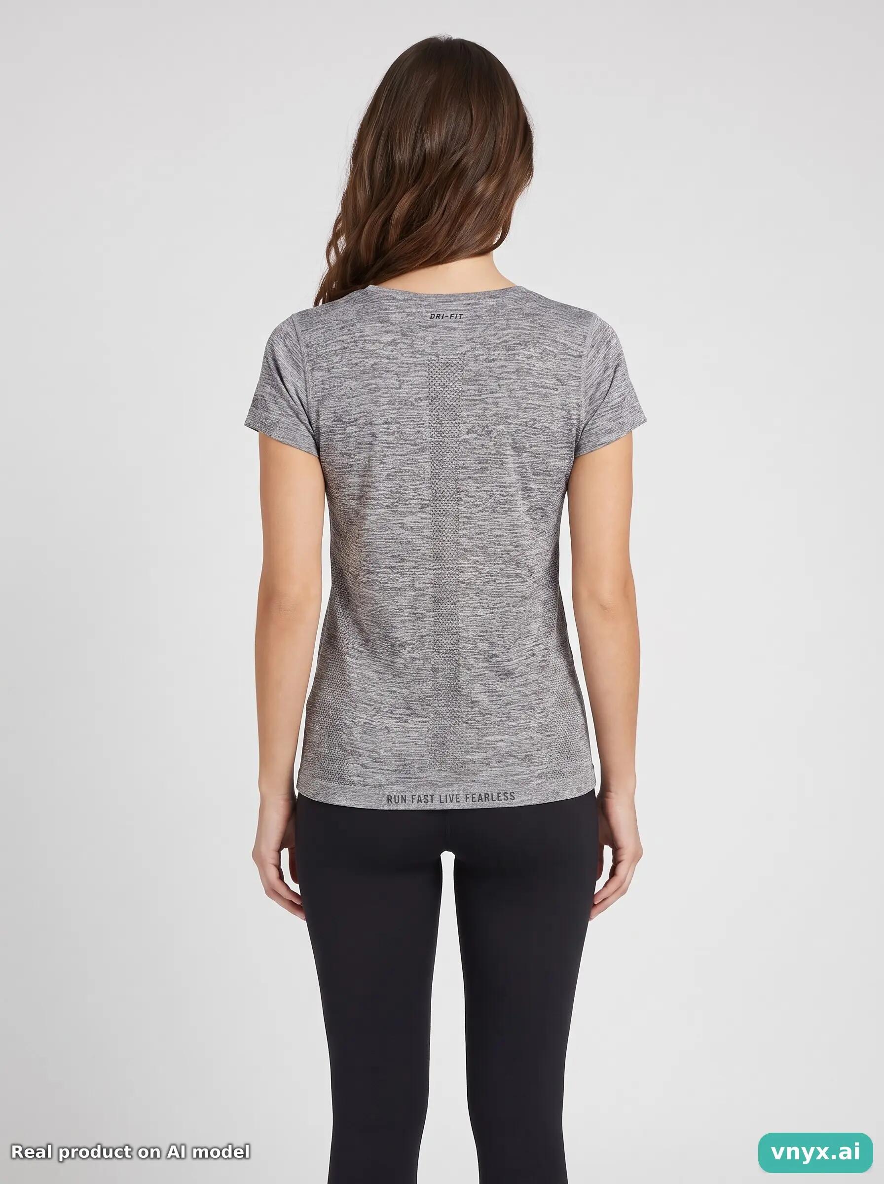 Second Life - Vintage Nike Gray Sports T-Shirt Women M 2/5