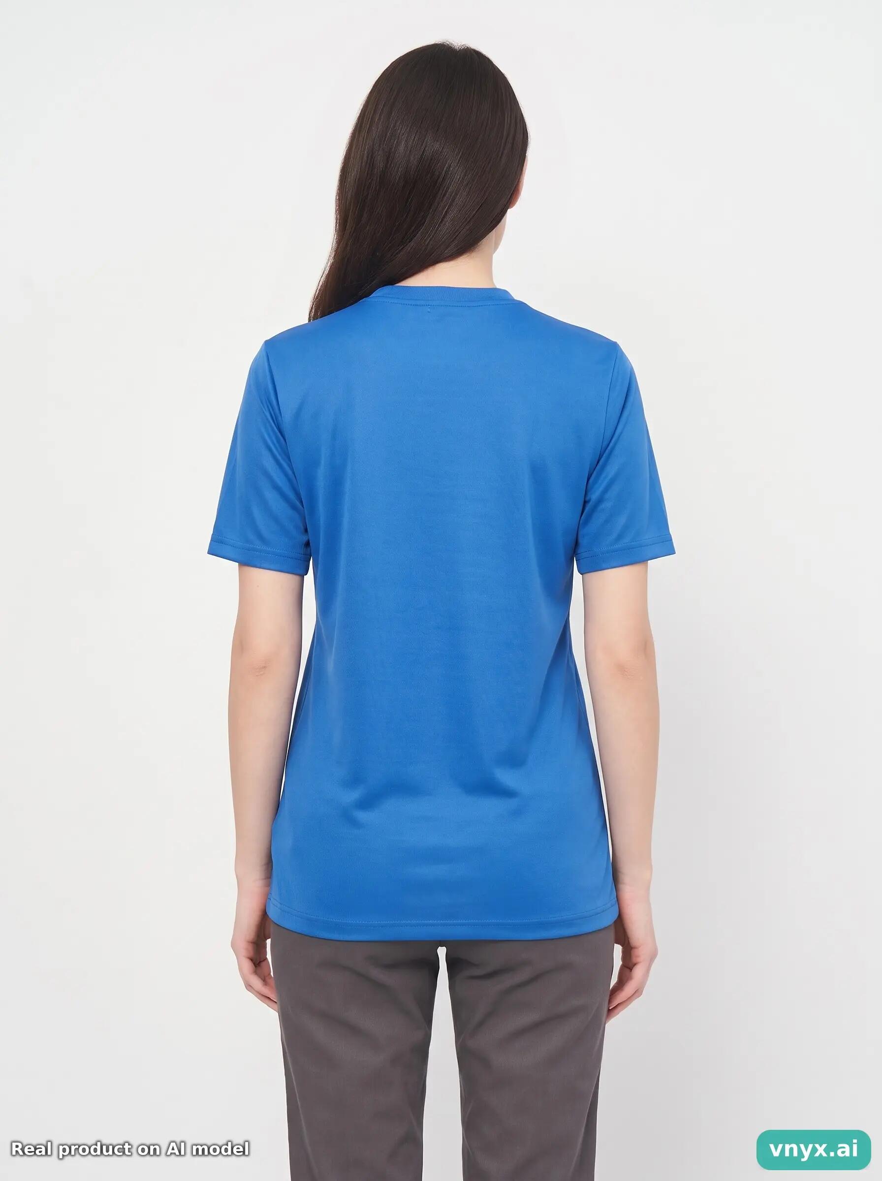 Second Life - Athletic Nike T-Shirt in Blue size M Sports T-shirt 2/5