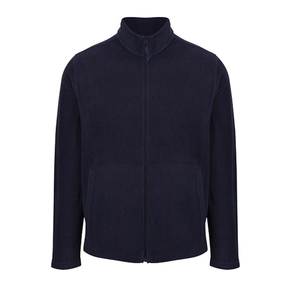 Professional Mens Classic Micro Fleece Jacket (Dark Navy) 2/5