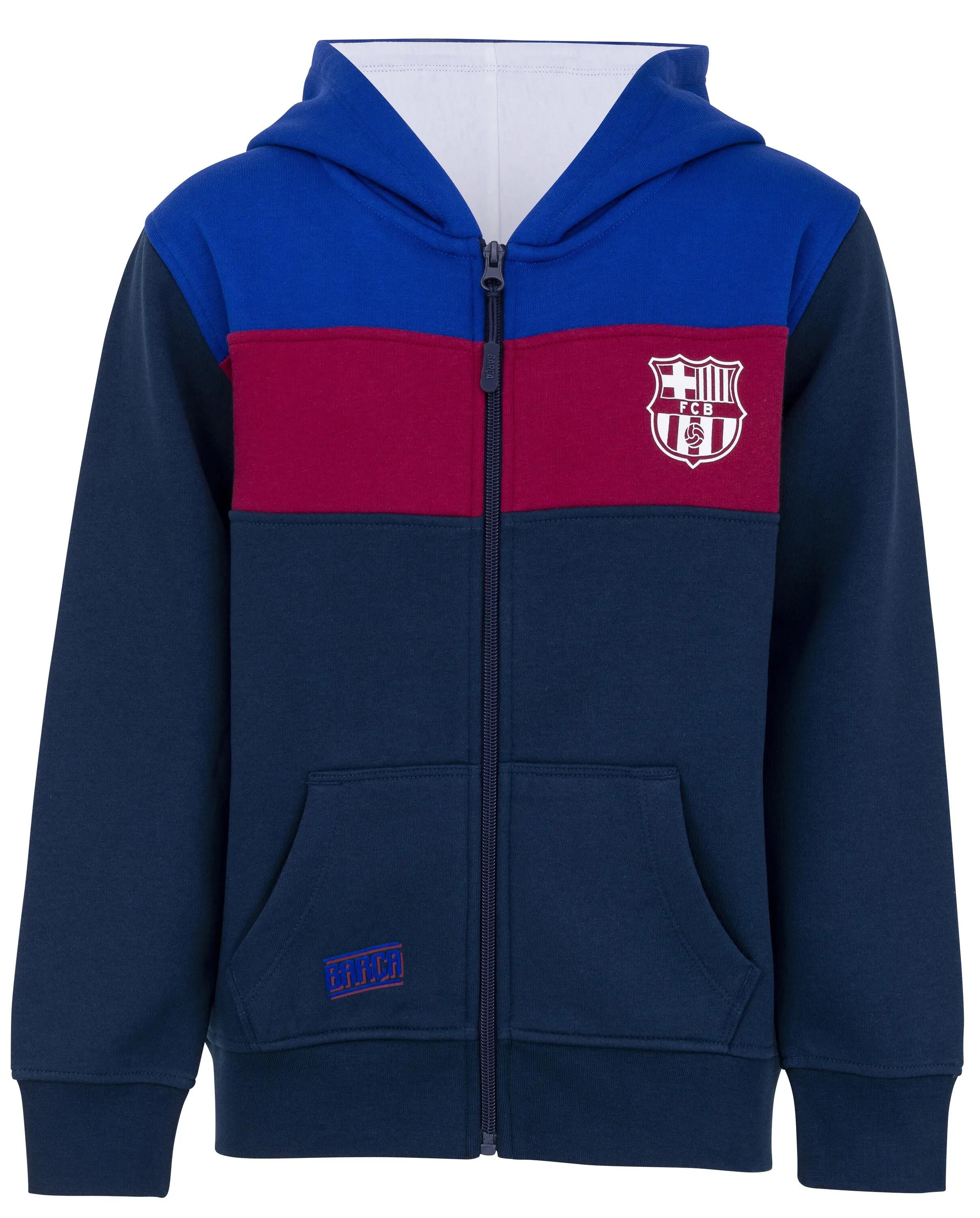 Sweat zippé capuche enfant Barça - Collection officielle FC Barcelone 1/2