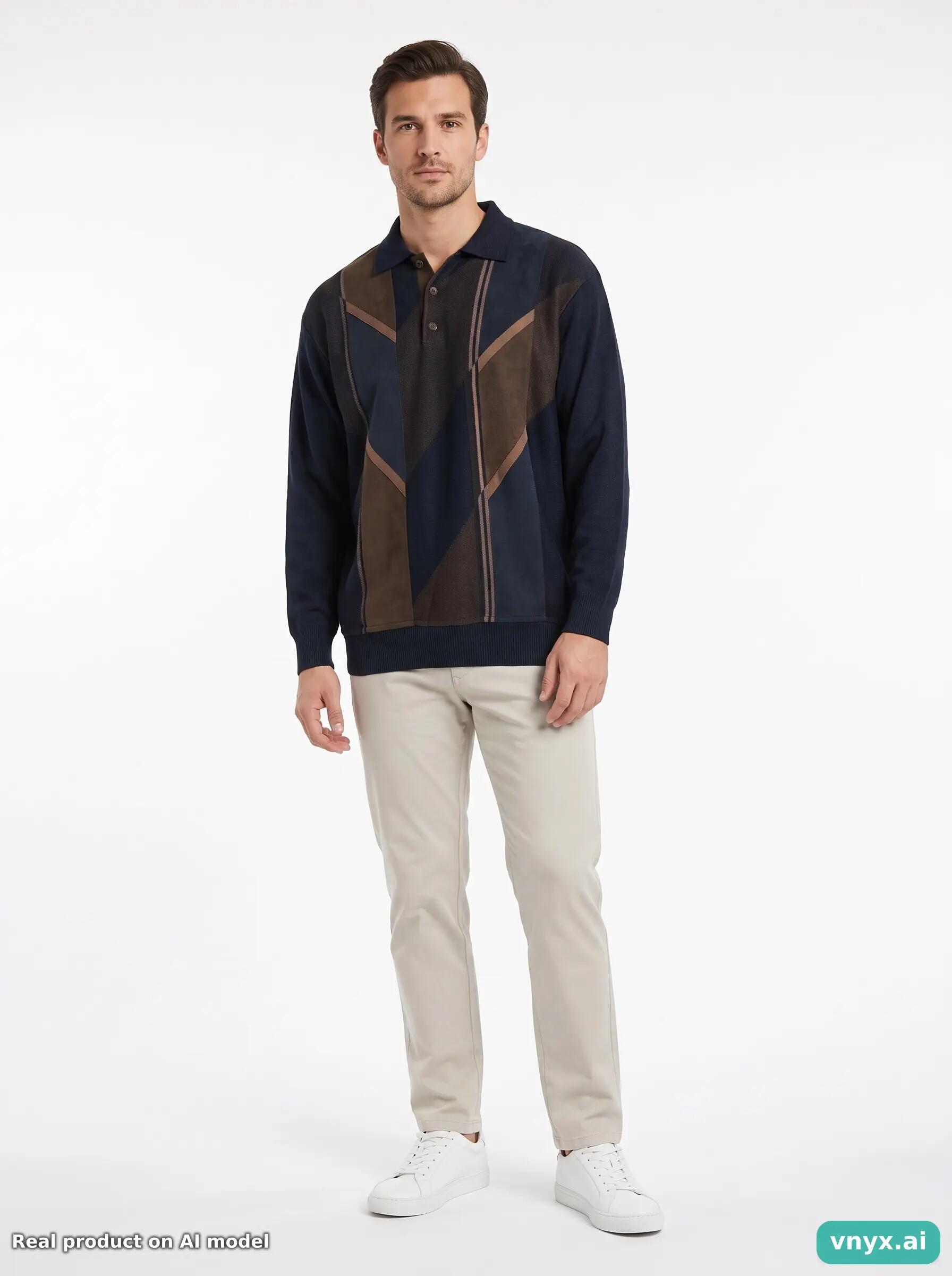 Second Life - Regular Baileys Sweater in Navy Blue size M 3/5