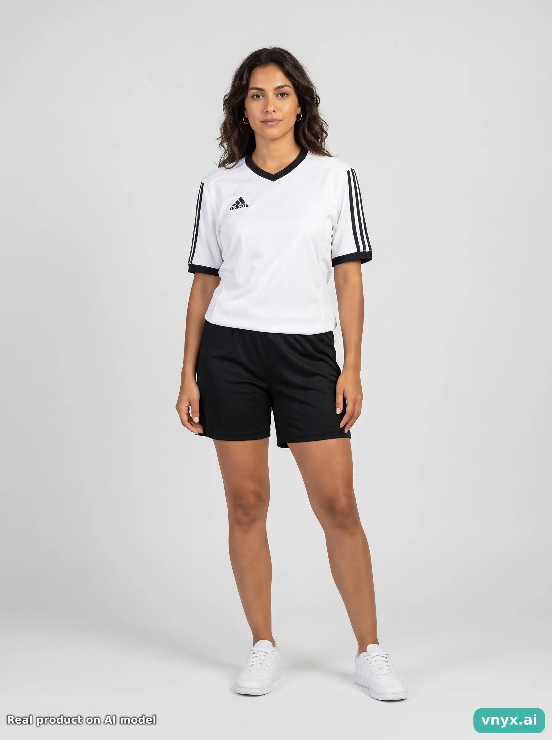Second Life - Vintage Adidas White Sports T-shirt Women L 3/5