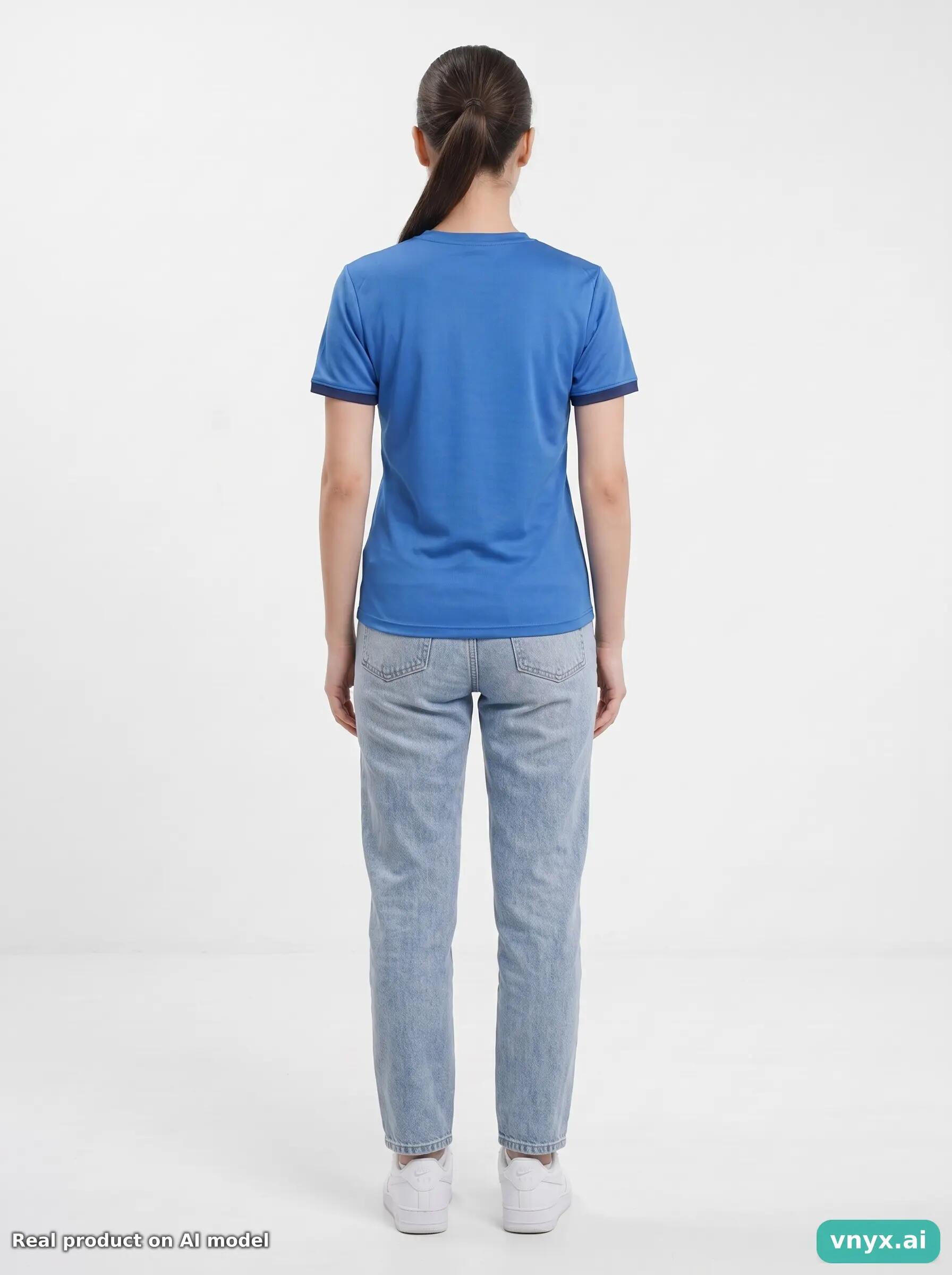 Second Life - Athletic Nike T-Shirt in Blue size XS Sports T-shirt 4/5