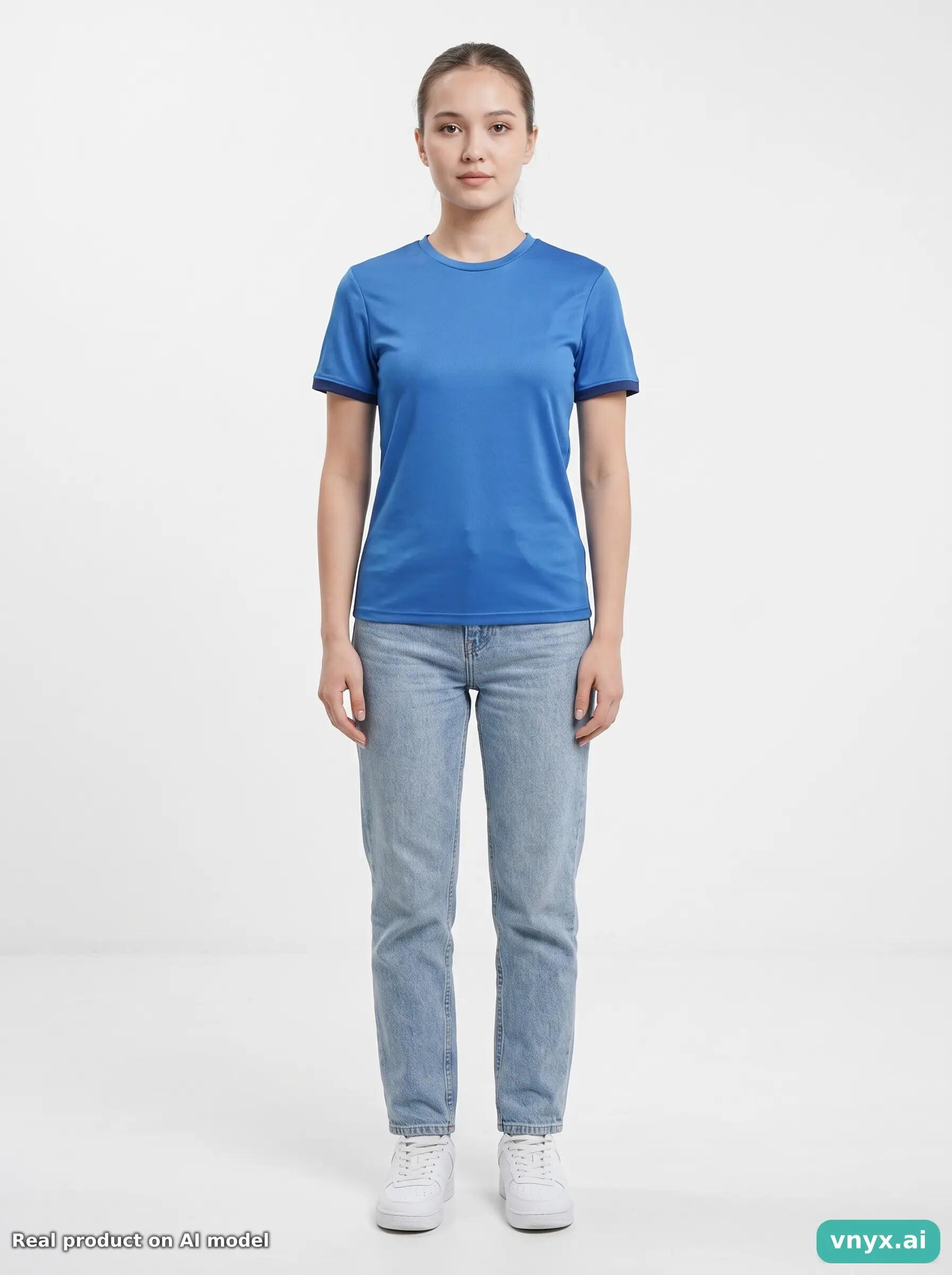 Second Life - Athletic Nike T-Shirt in Blue size XS Sports T-shirt 3/5