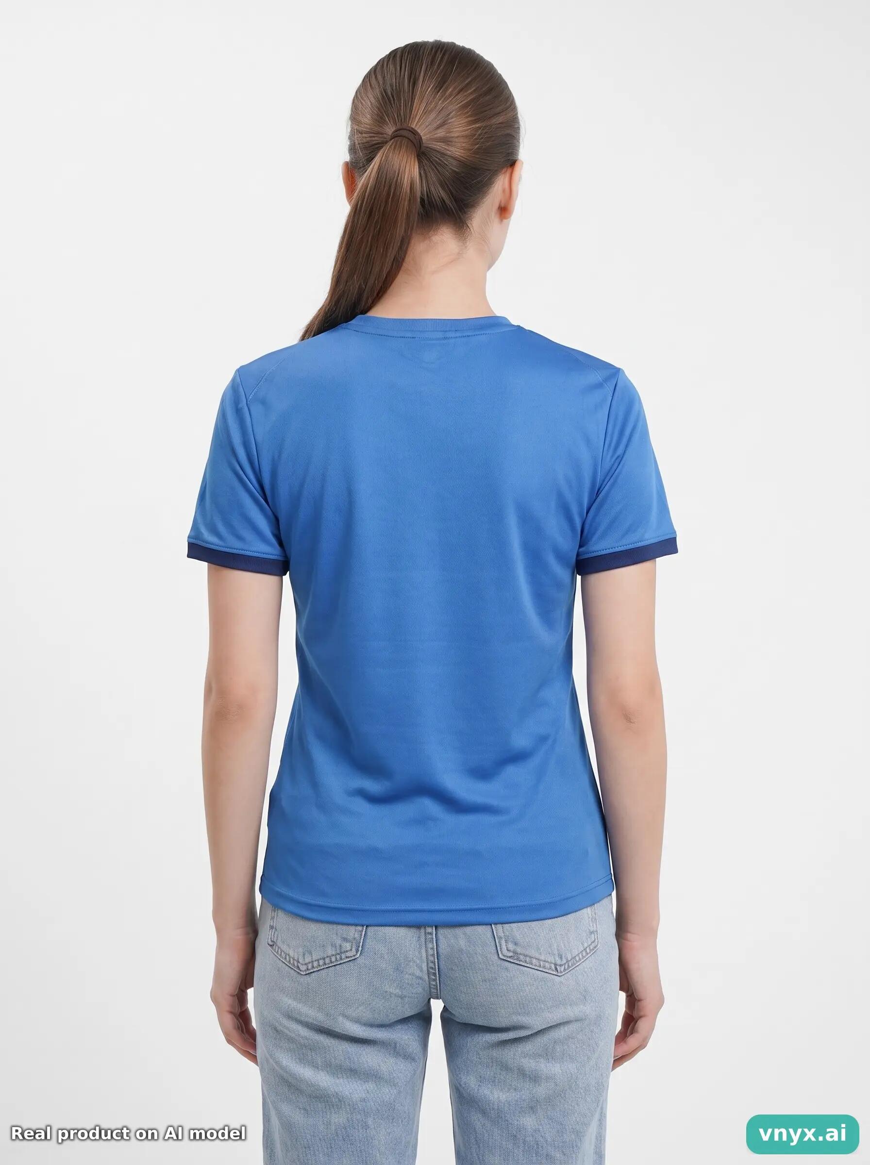 Second Life - Athletic Nike T-Shirt in Blue size XS Sports T-shirt 2/5