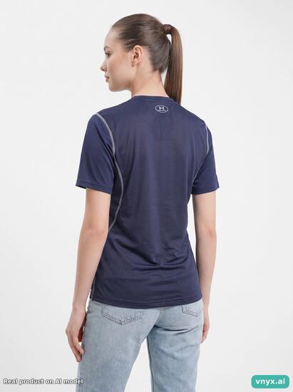 Second Life - Athletic Under Armour T-Shirt in Dark blue Blue size M Sports