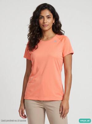 Second life - vintage adidas coral sports t-shirt women