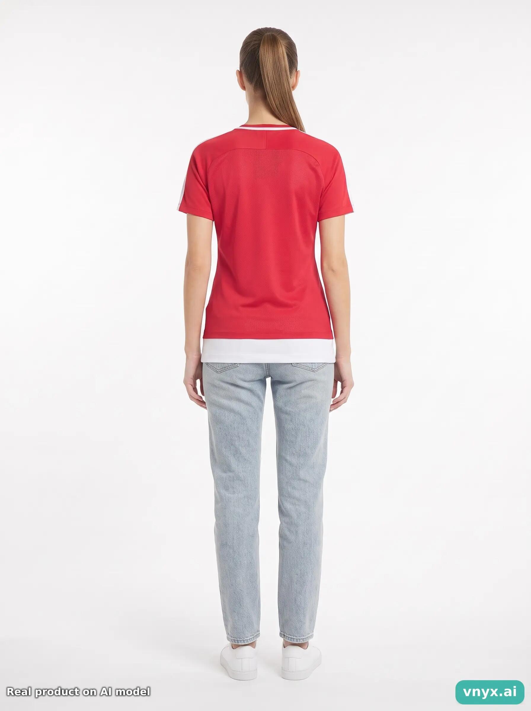 Second Life - Nike Sports T-Shirt in Red size S 4/5