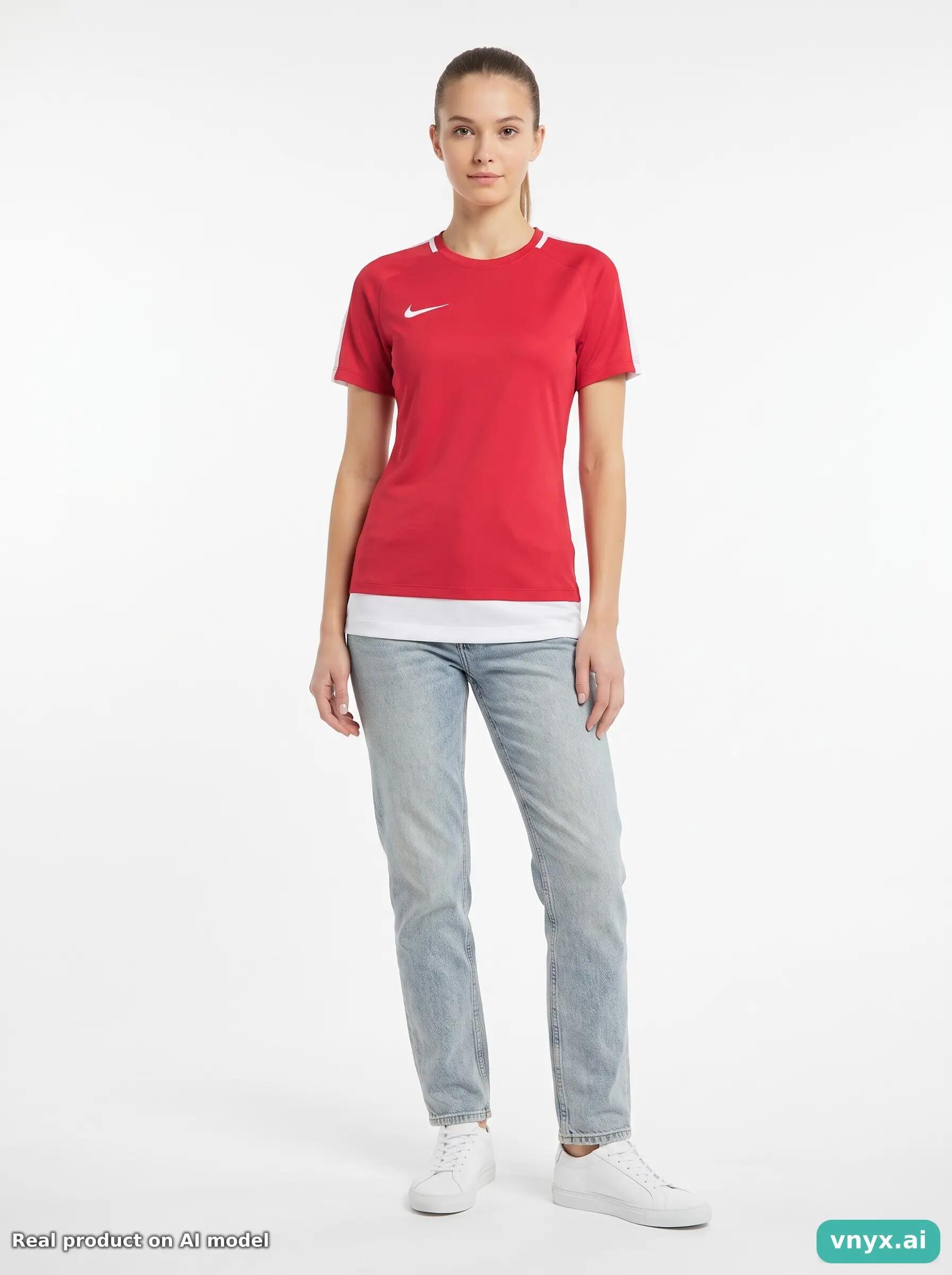 Second Life - Nike Sports T-Shirt in Red size S 3/5