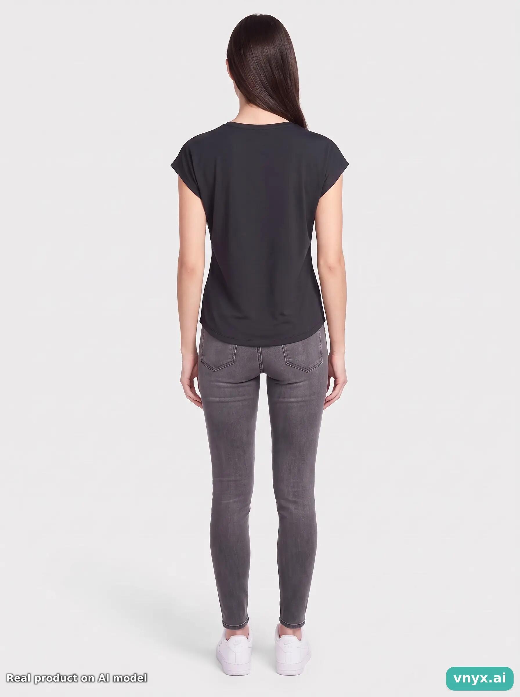 Second Life - Vintage Nike Dark Blue Sports T-Shirt Women S 4/5