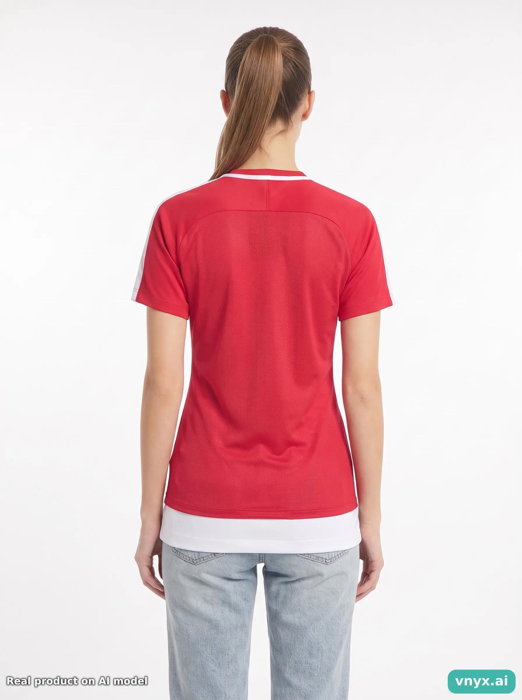 Second Life - Nike Sports T-Shirt in Red size S 2/5