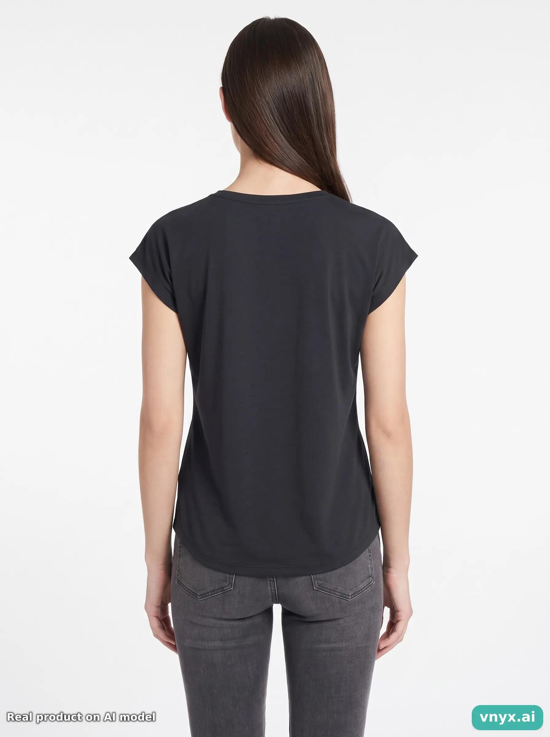 Second Life - Vintage Nike Dark Blue Sports T-Shirt Women S 2/5