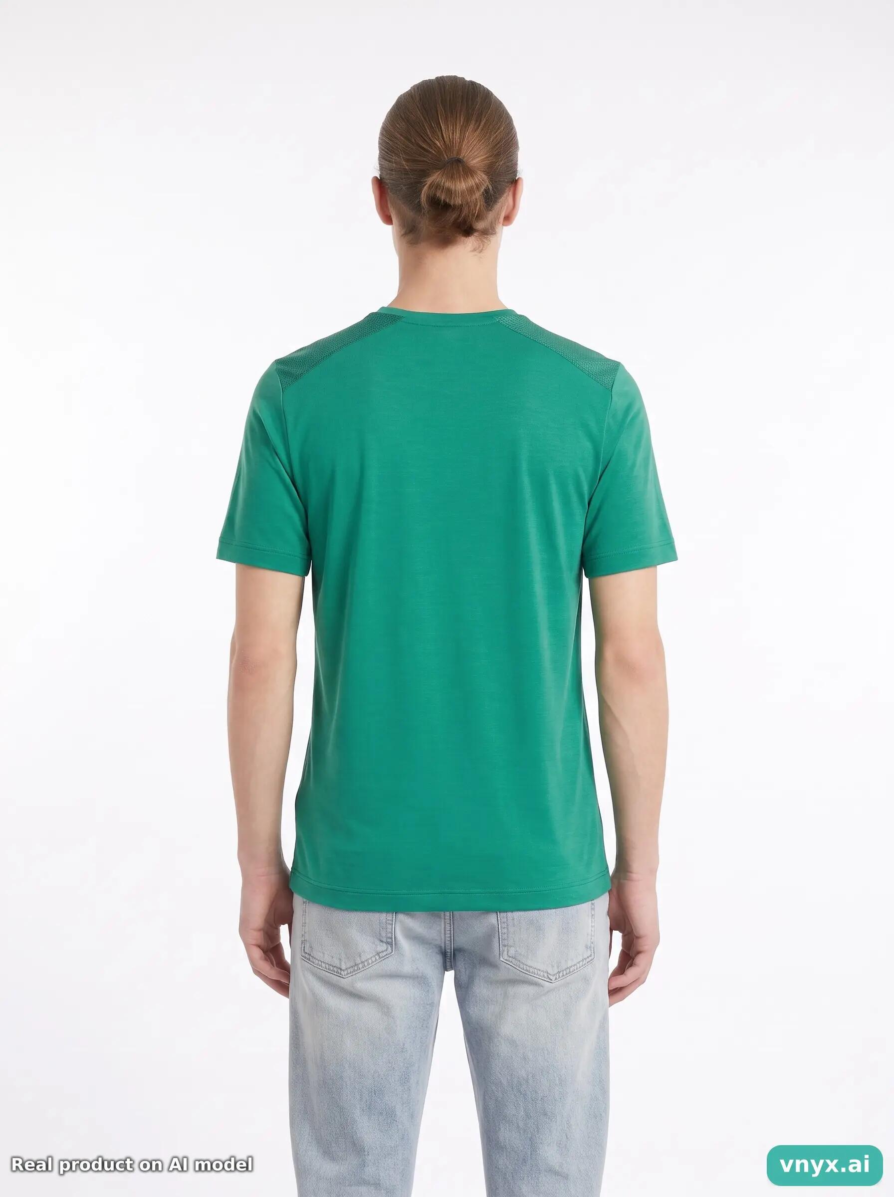 Second Life - Vintage Reebok Green Sports T-shirt Men S 2/5