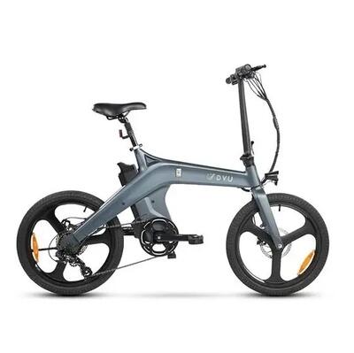 Dyu t1 20 inch vouwbare elektrische fiets met 36 v 10 ah accu
