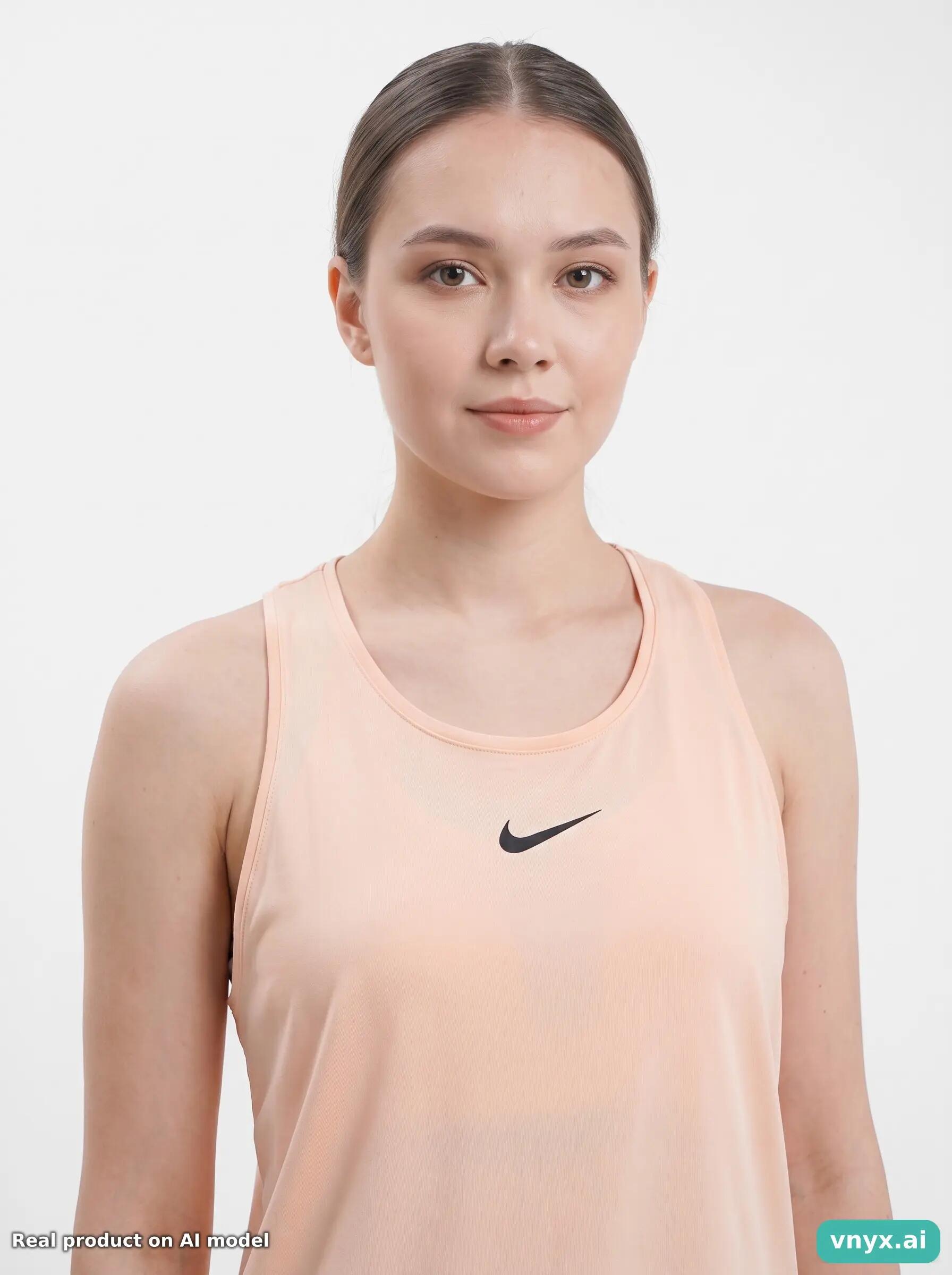Second Life - Vintage Nike Peach Top Women M 5/5