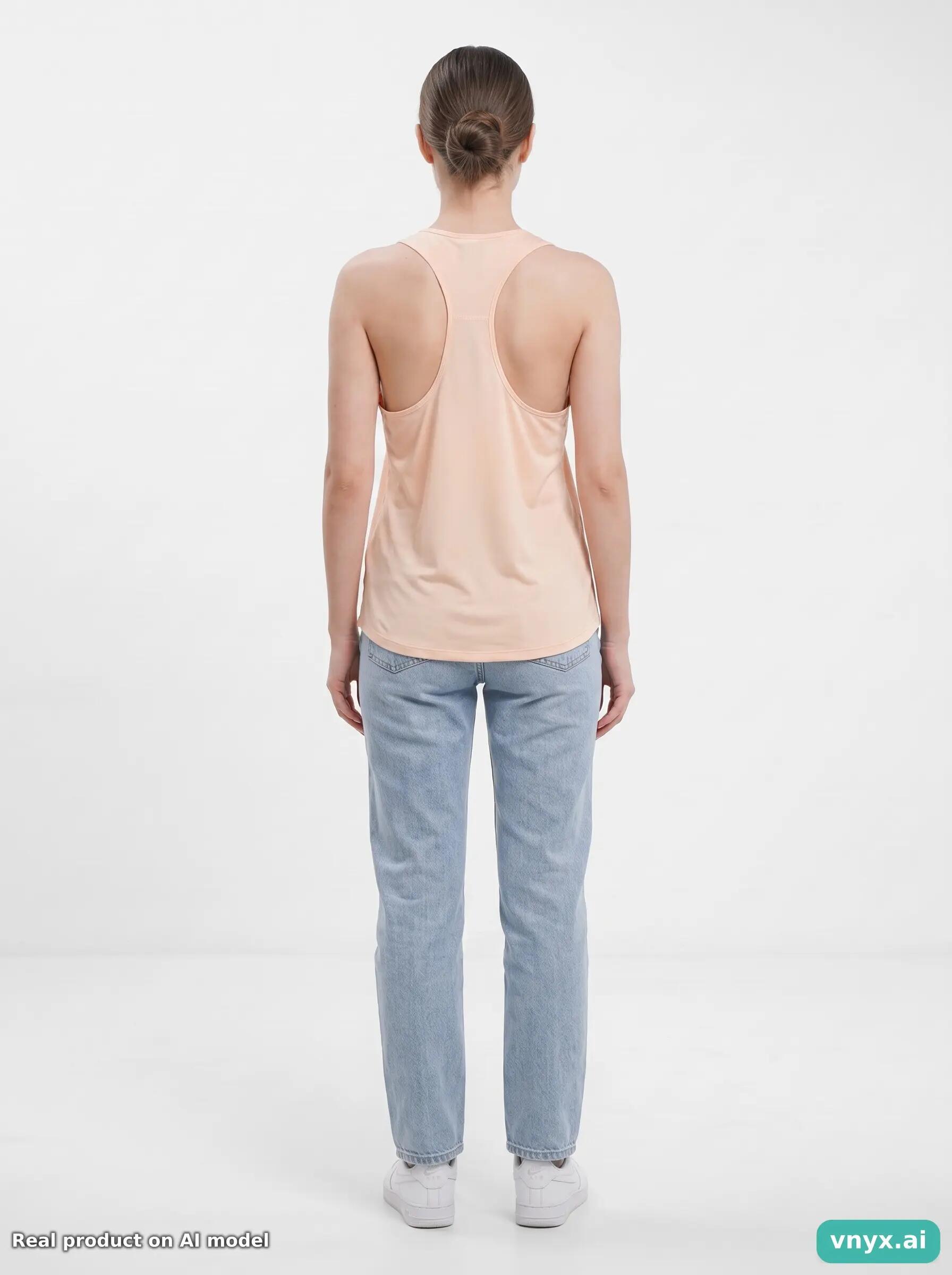 Second Life - Vintage Nike Peach Top Women M 4/5