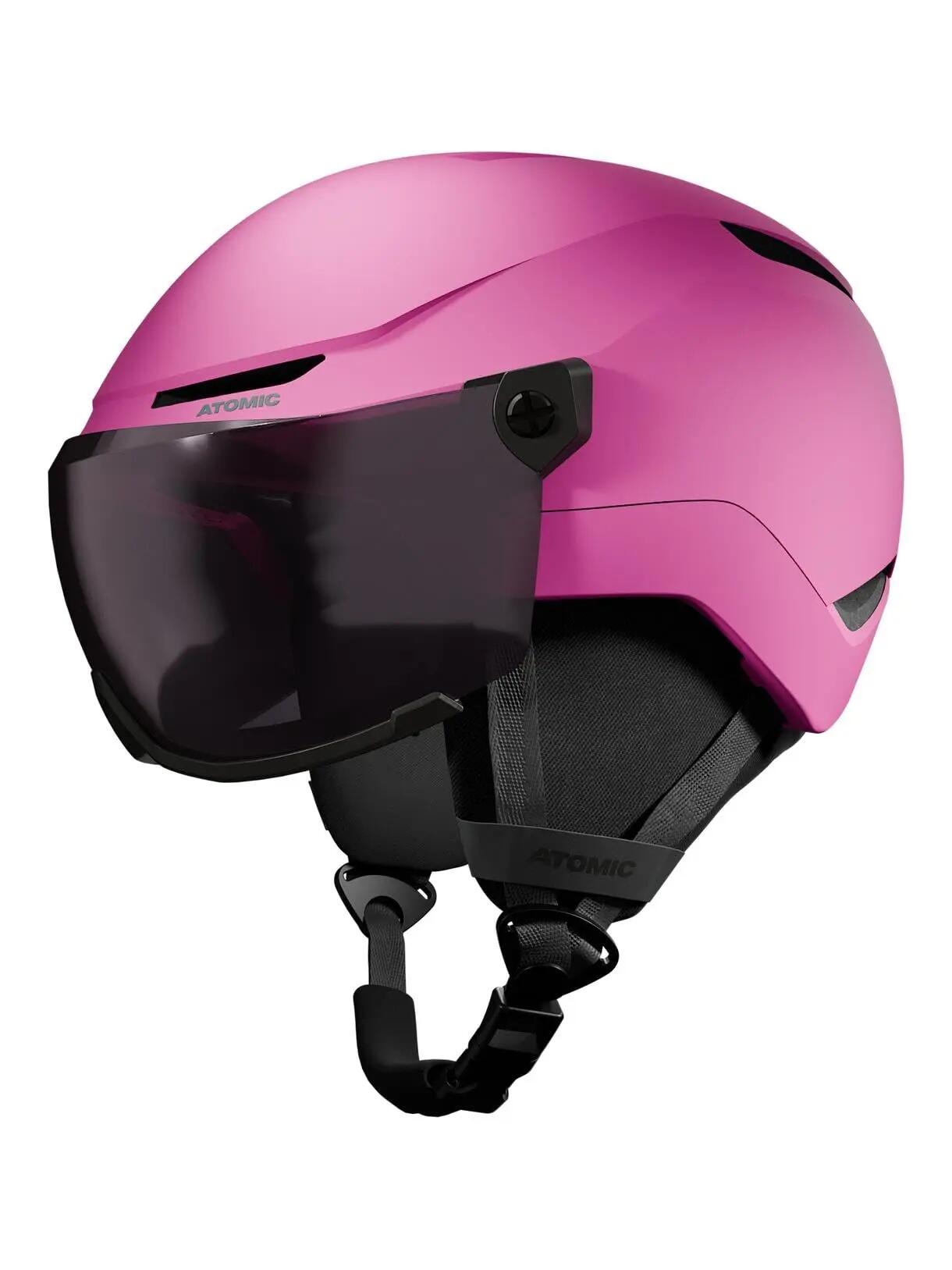 Skihelm - Skiën - Kinderen - Revent Visor Jr - Vizier - Roze 2/4