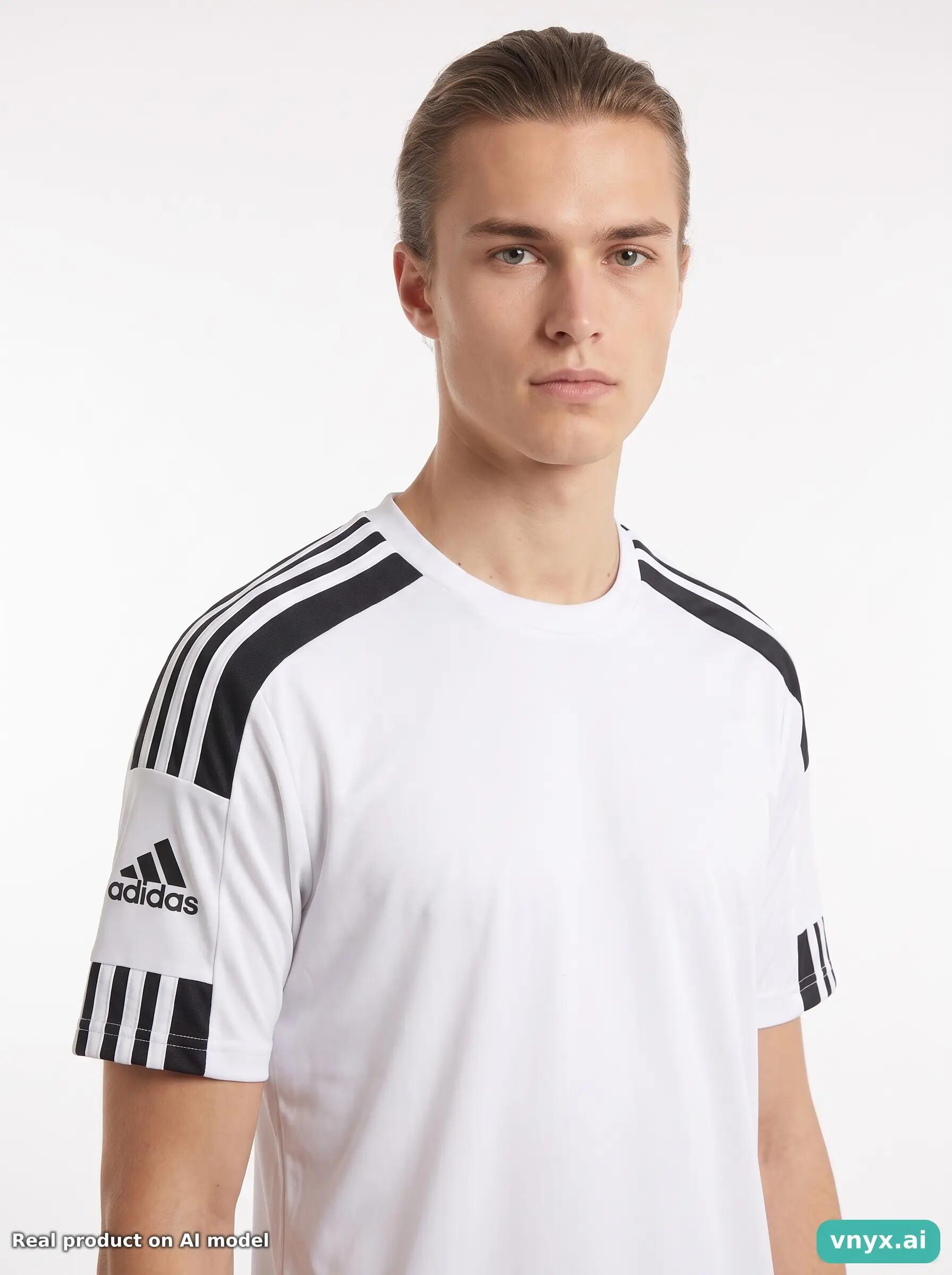 Second Life - Vintage Adidas White Sports T-Shirt Men S 5/5