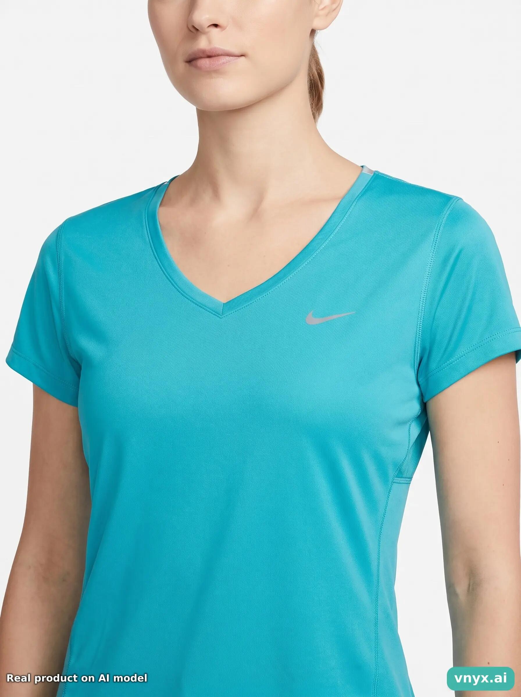 Second Life - Vintage Nike Turquoise T-Shirt Women S 5/5