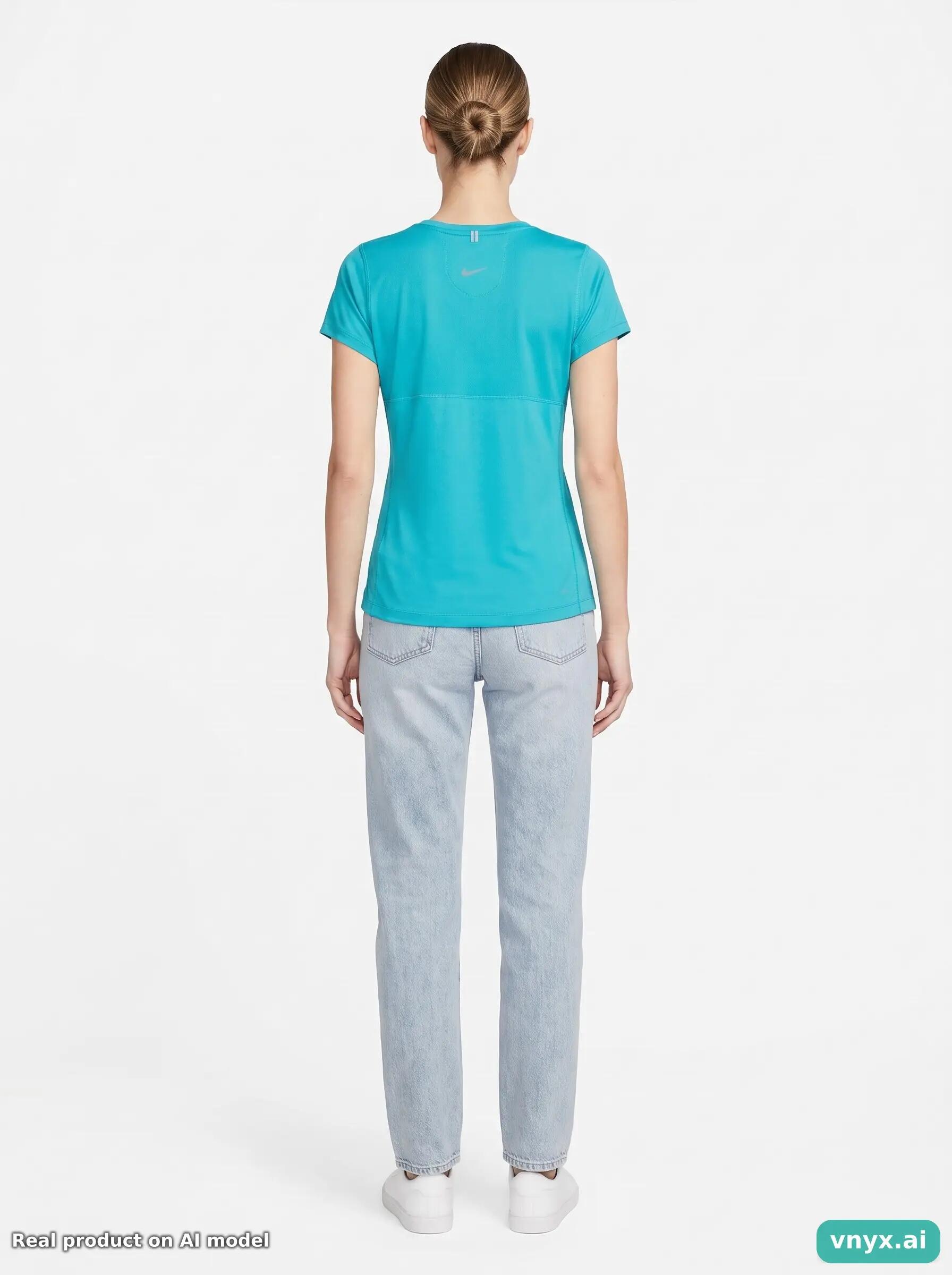 Second Life - Vintage Nike Turquoise T-Shirt Women S 4/5