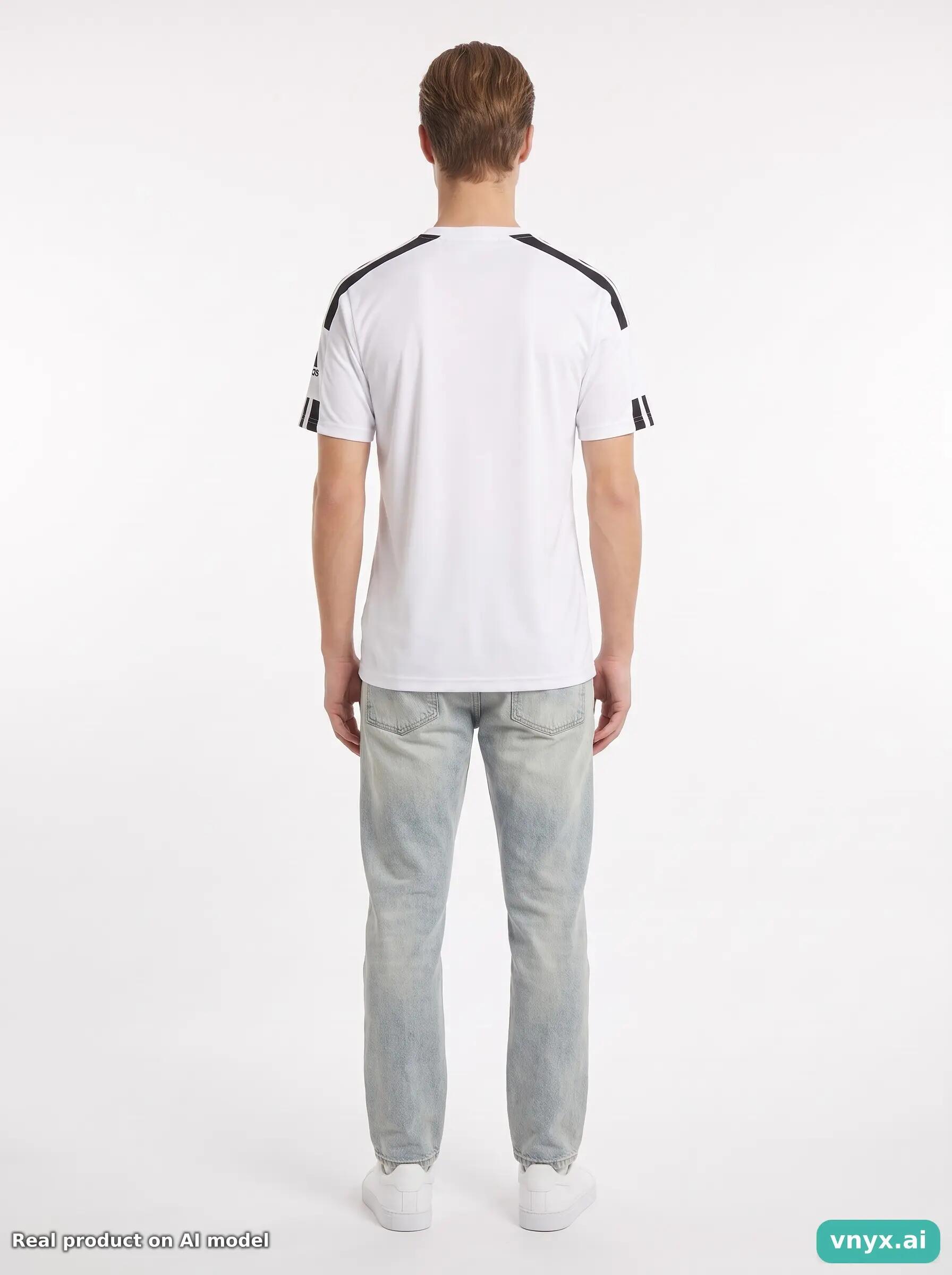 Second Life - Vintage Adidas White Sports T-Shirt Men S 4/5