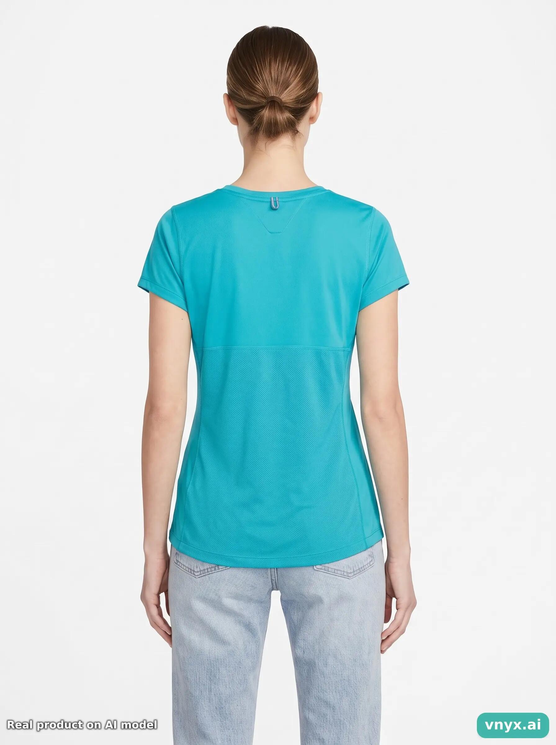 Second Life - Vintage Nike Turquoise T-Shirt Women S 2/5