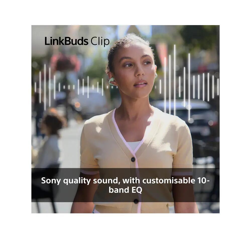 Écouteurs sem fios Sony LinkBuds Clip Beige 4/5