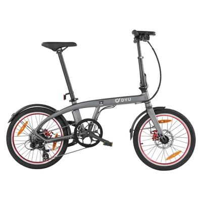 Dyu sp1 20 inch vouwbare elektrische fiets met powerbank accu