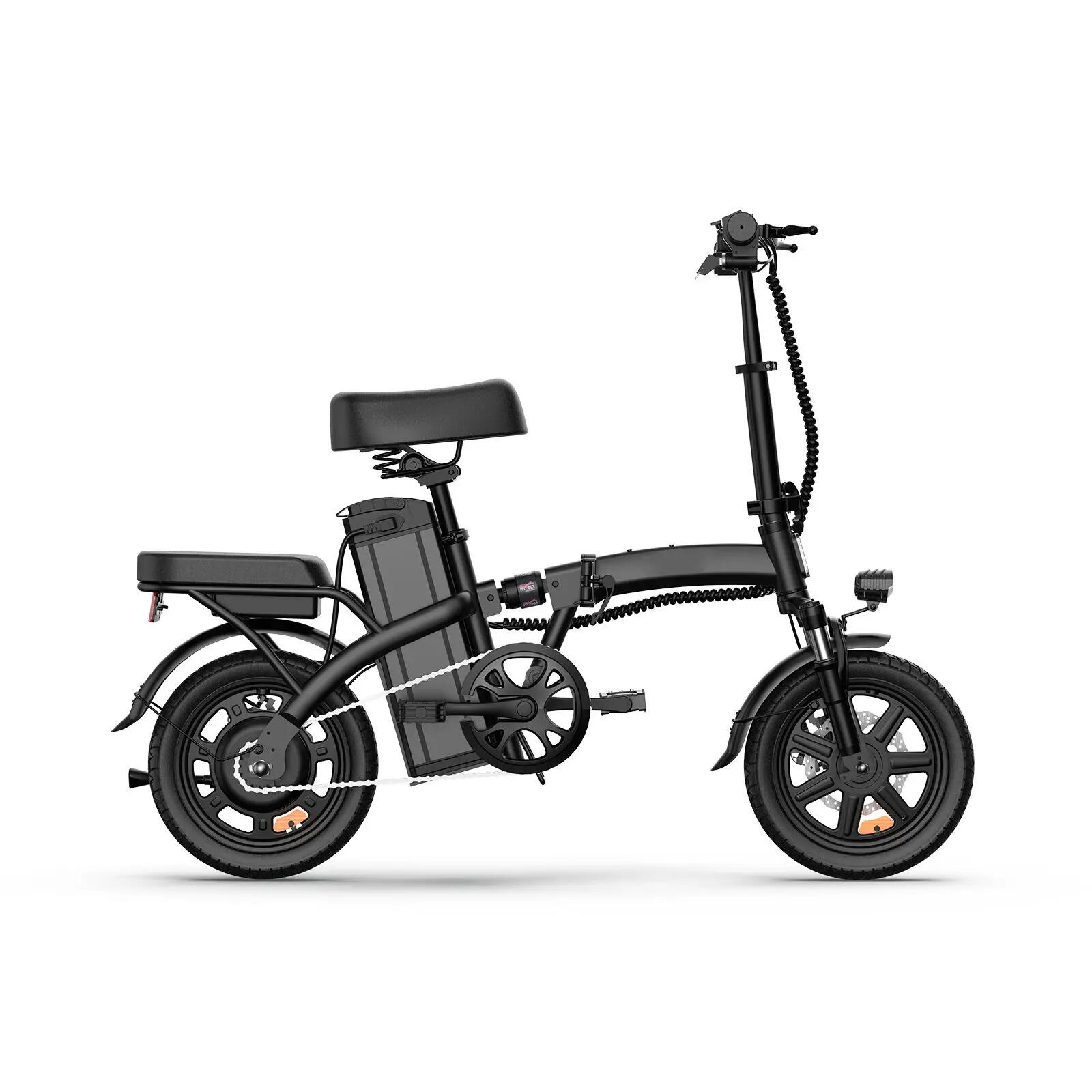 Skladací elektrický bicykel URLIFE F1L 14" s batériou 48 V 7,5 Ah 2/7