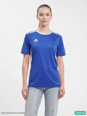 Second life - sports adidas t-shirt in blue size m sports t-shirt