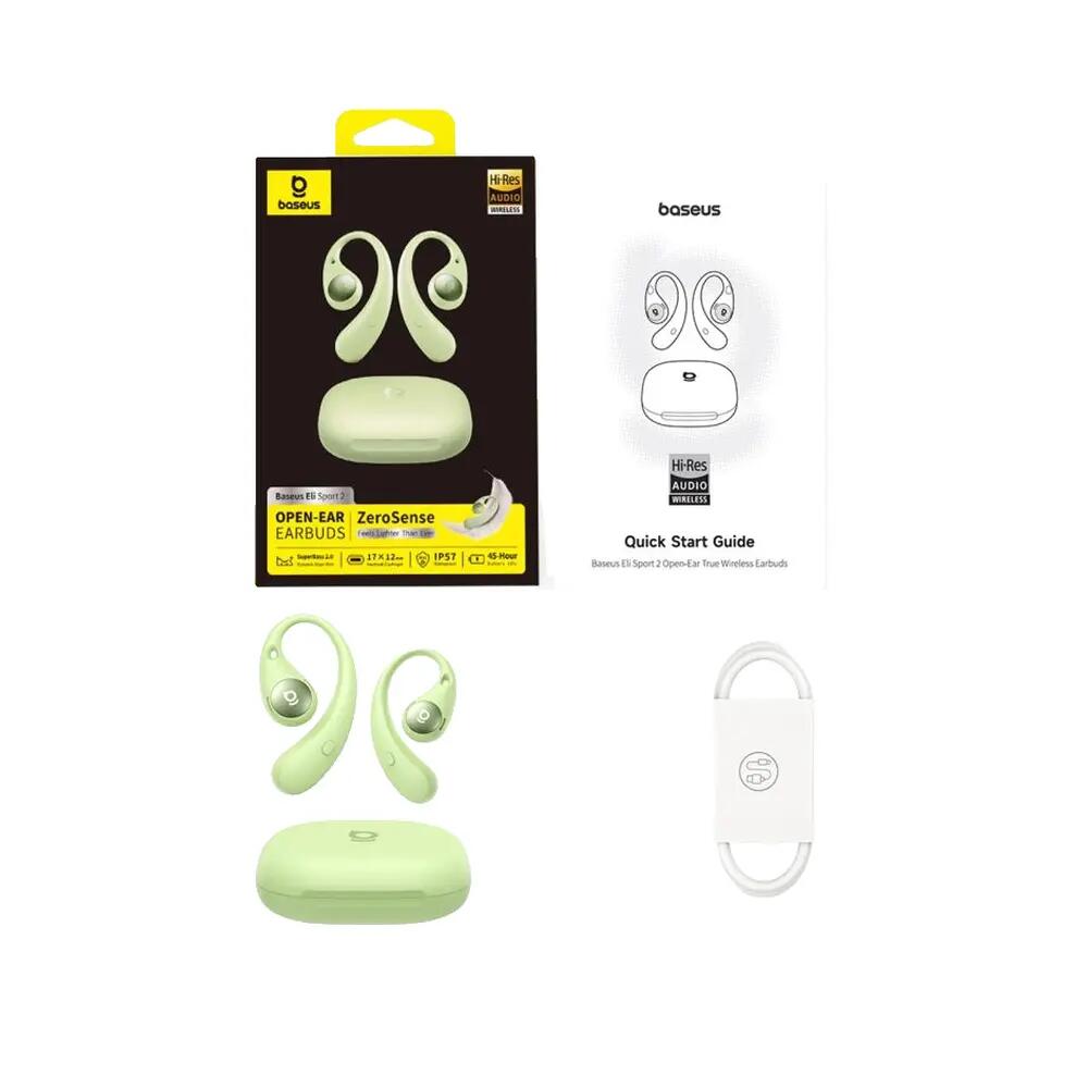 Auriculares inalámbricos abiertos Baseus Eli Sport 2 Verde 4/6