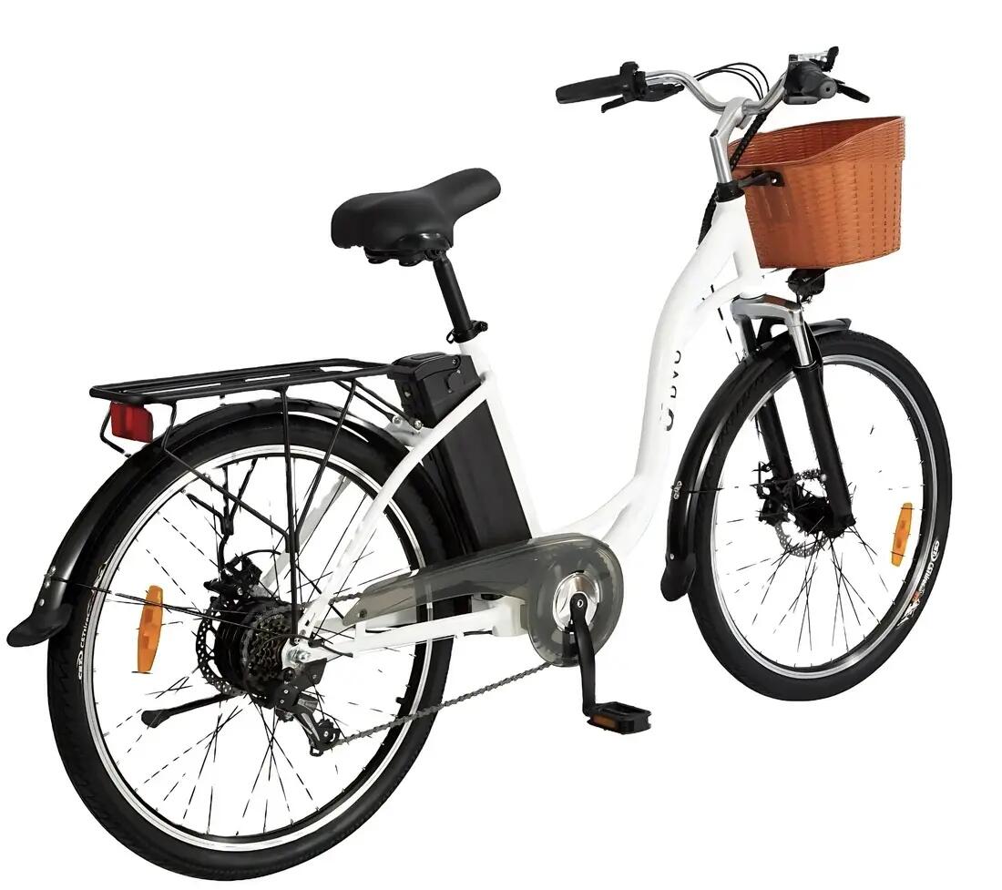Mestský elektrický bicykel DYU C6 26", odnímateľná batéria 36 V 12,5 Ah 4/6