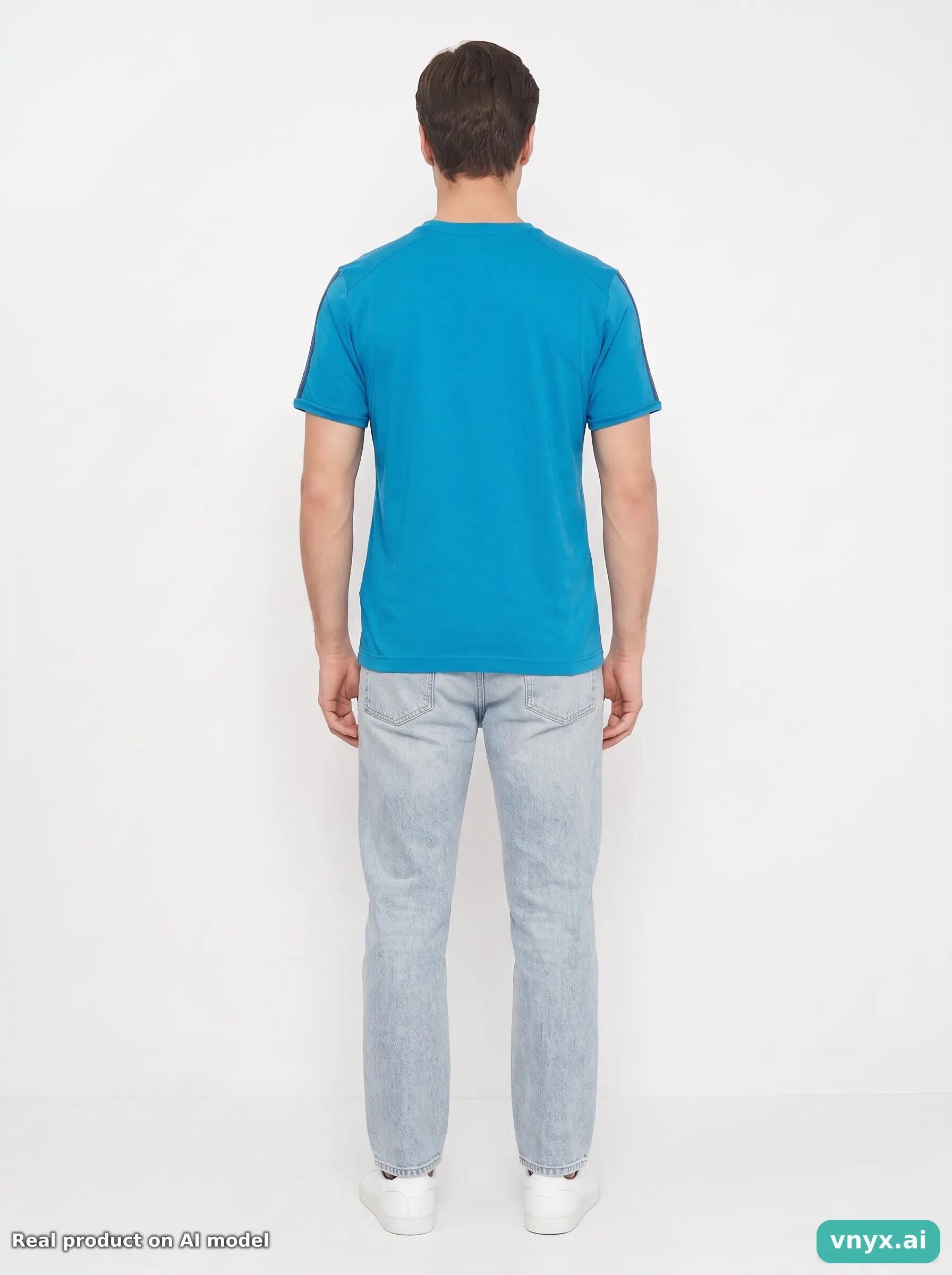 Second Life - Vintage Adidas Blue T-Shirt Men M 4/5