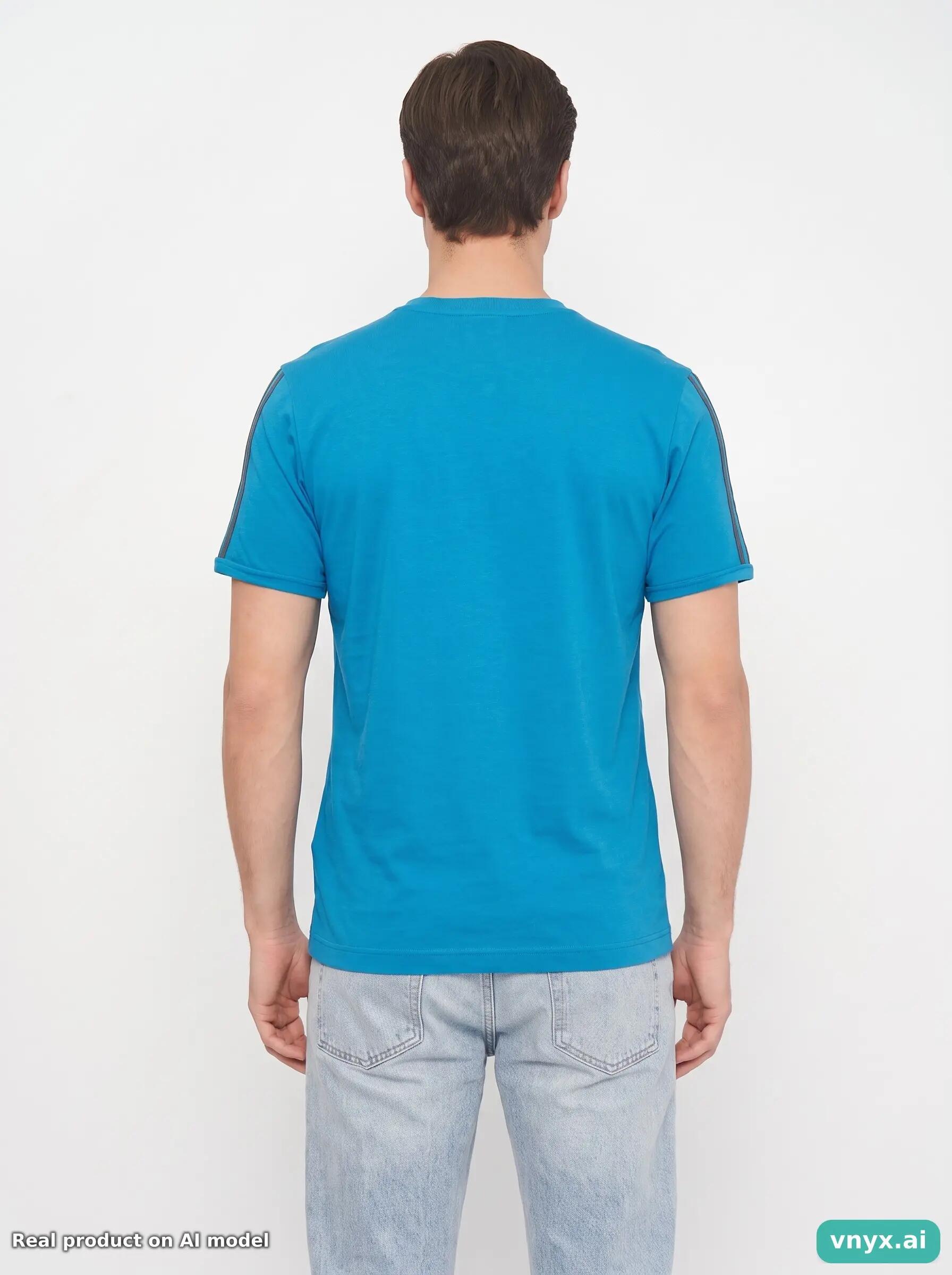 Second Life - Vintage Adidas Blue T-Shirt Men M 2/5