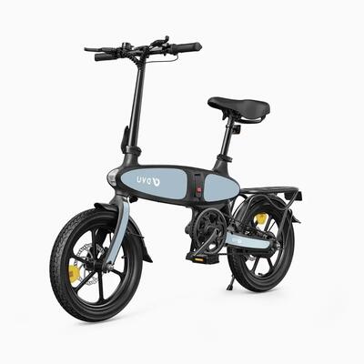 Dyu c2 vouwbare elektrische fiets met 48 v 7,5 ah accu
