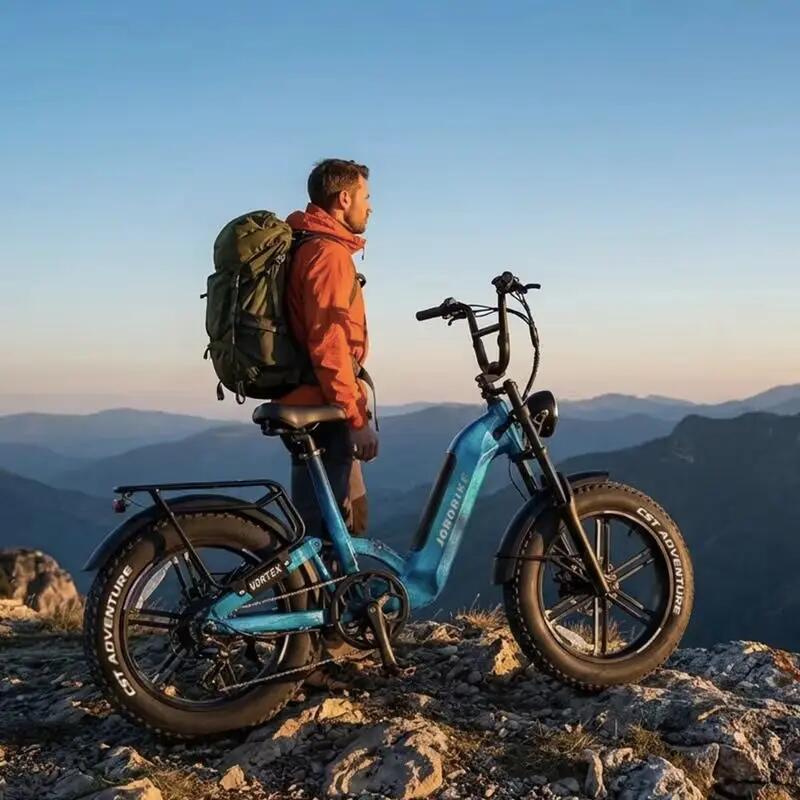 JOBOBIKE VORTEX-N78 elektromos kerékpár LG 48 V 15 Ah akkumulátorral 6/6