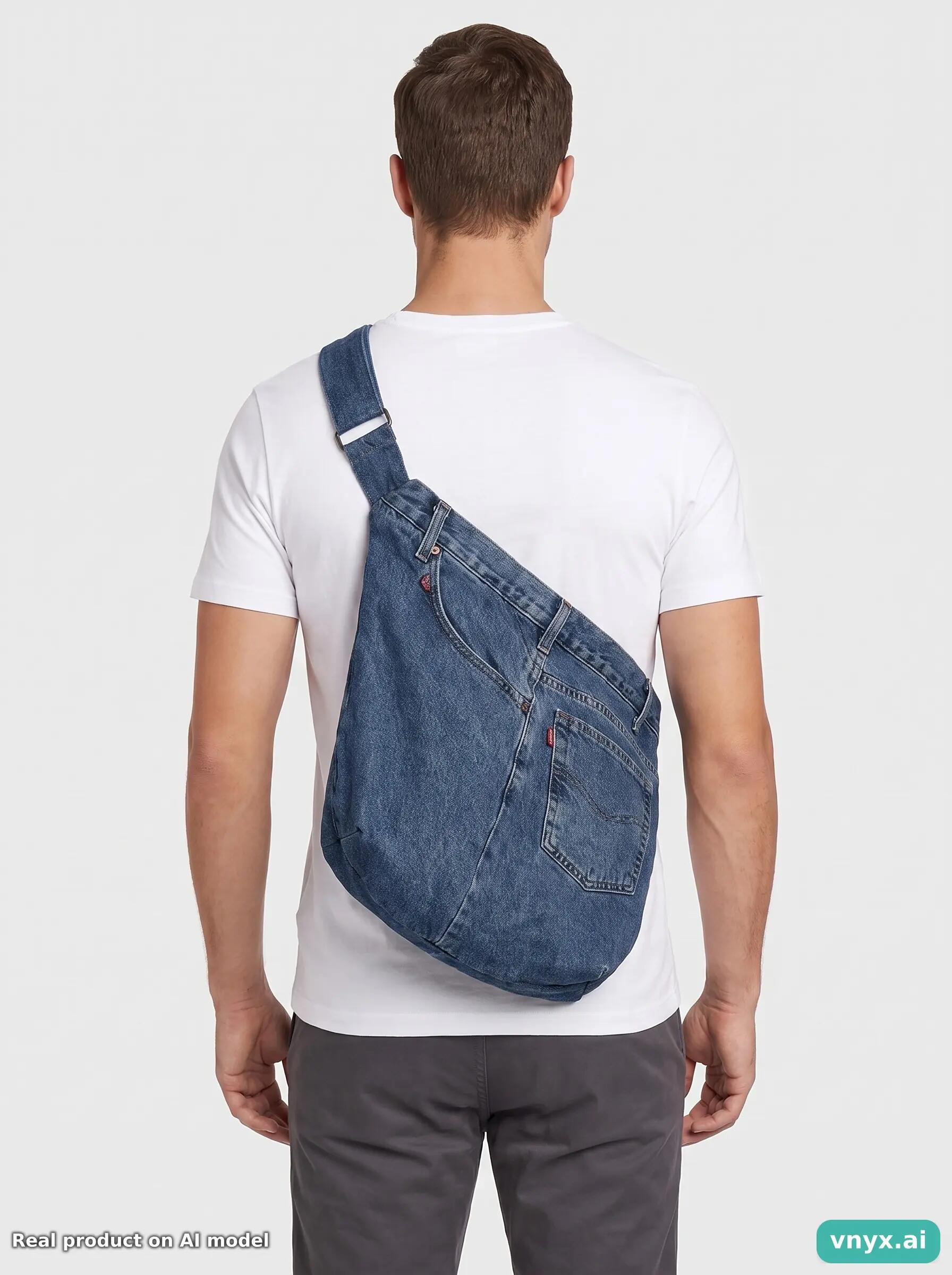 Second Life - Vintage Carhartt Denim Bag Men One Size 3/3