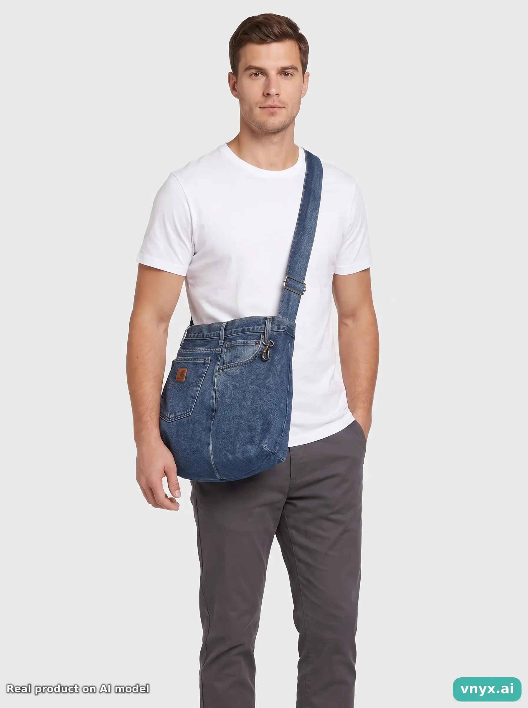 Second Life - Vintage Carhartt Denim Bag Men One Size 2/3