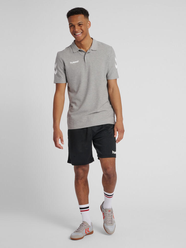 Koszulka tenisowa polo męska Hummel Go Cotton Polo