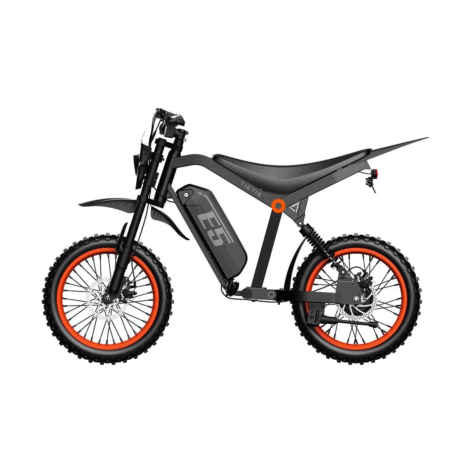URLIFE E5 elektrická terénní motorka pro teenagery s baterií 48V 20AH 4/7